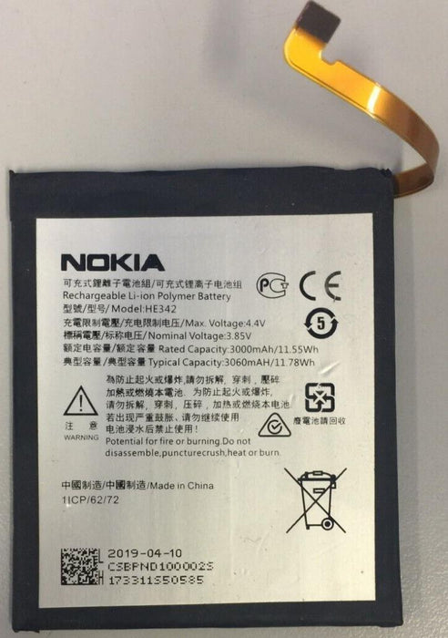 Genuine Nokia 5.1 Plus, Nokia 6.1 Plus Battery HE342 3060mAh