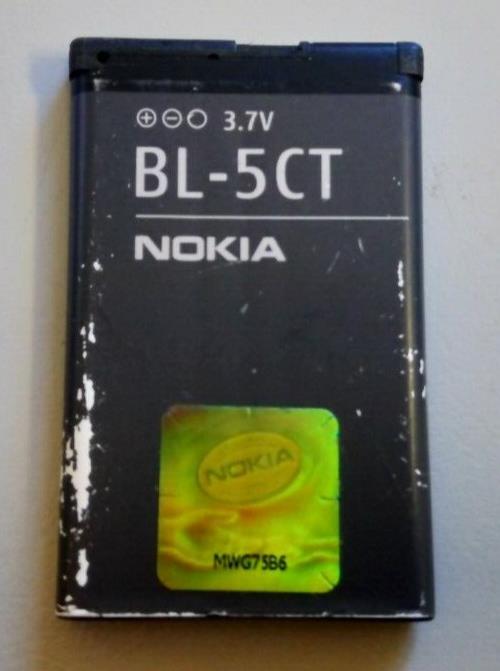 FOR NOKIA 3720 Classic - 6303i - C5 Used Nokia Battery (BL-5CT 1050mAh)