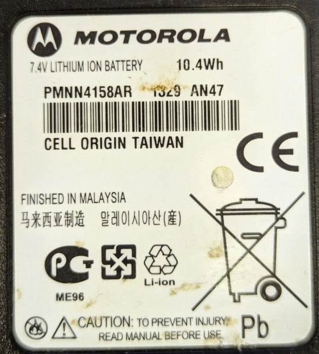 Genuine Motorola BATTERY 7.2v PMNN4158AR USED