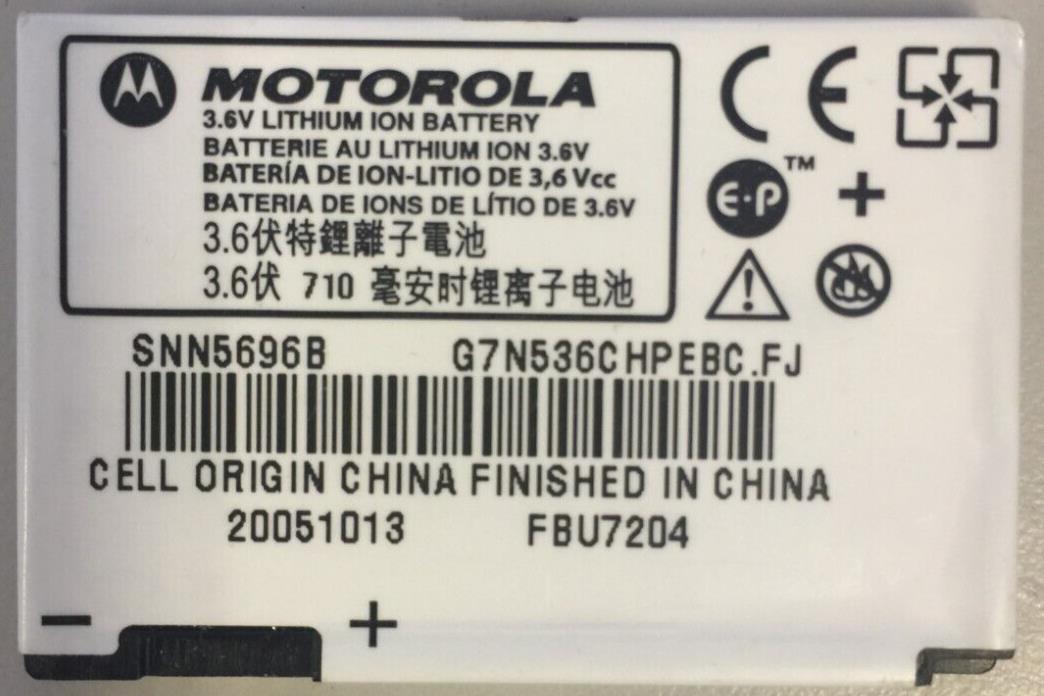 Genuine Original Motorola SNN5696B Battery Replacement 3.6V