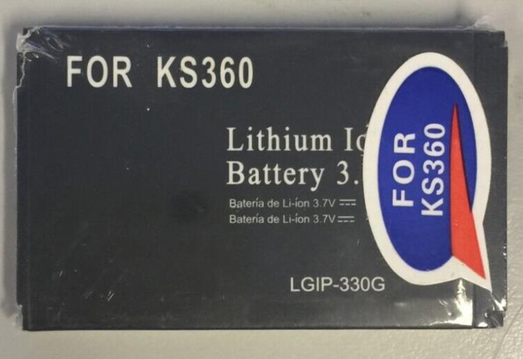 LGIP-330G NEW Replacement Battery for LG KF300 KS360 KT520 LX570 KM380 KM500