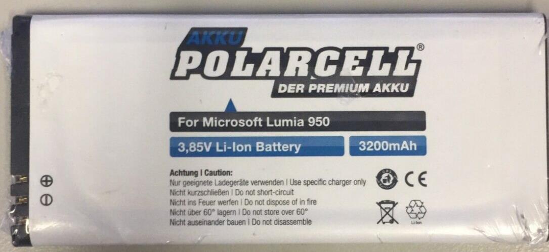 3200 mAh Replacement Standard Battery BV-T5E for Nokia Lumia 950