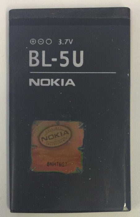 Nokia Battery BL-5U Fits 8800 ARTE 8900 6212 E66 6600S 1000mAh (1144)