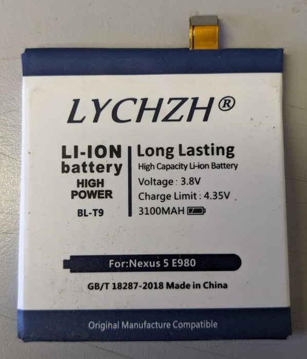 Replacement BL-T9 2300mAh Battery for LG Nexus 5 D820 D821 NEW