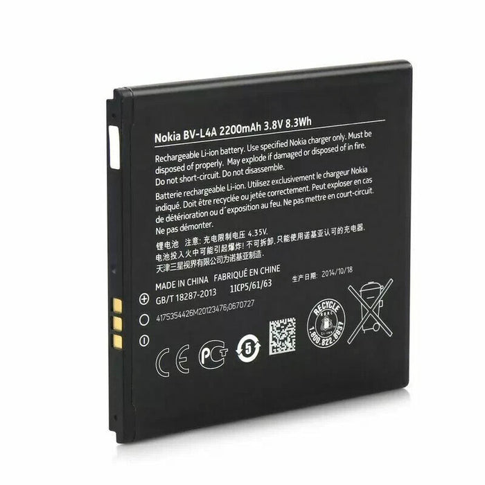Nokia/Microsoft BV-L4A BATTERY NOKIA LUMIA 830/ NOKIA LUMIA 535  2200mAh