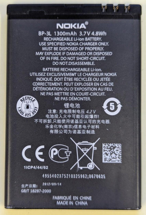 Original Nokia BP-3L Battery for Asha 303 603 Lumia 505 510 610 710