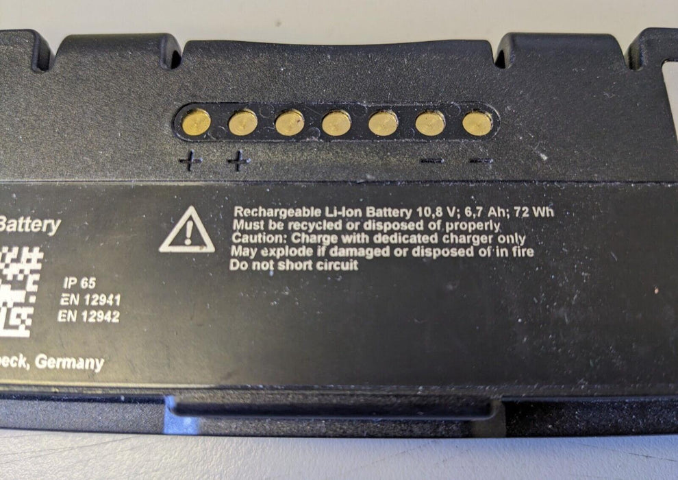 Drager X-plore 8000 High Capacity Battery R59585 10.8V 6.4Ah