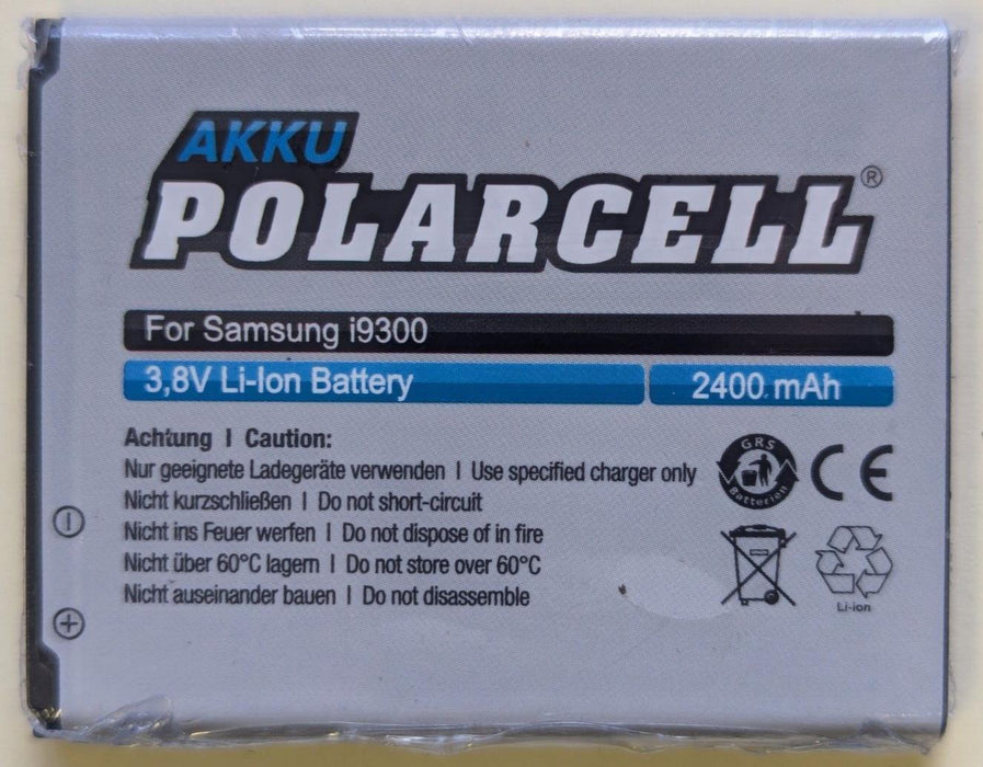Polarcell Battery For Samsung i9300 - 2400mAh 3.8V