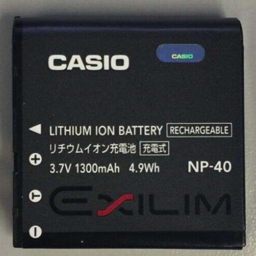 CASIO  Battery for Casio NP-40, NP-40DCA, NP-40DBA, Exilim Zoom EX-Z700 NEW