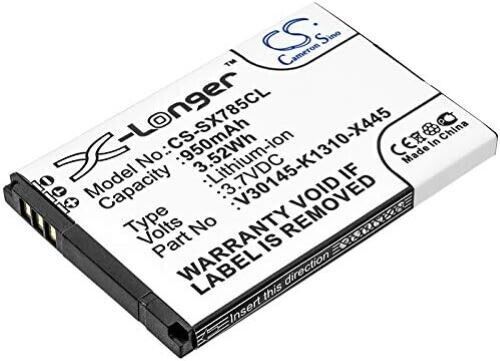 CS-SX785CL Battery 950mAh compatible with [Unify] 52-S2352-R141, L30250-F600-C23