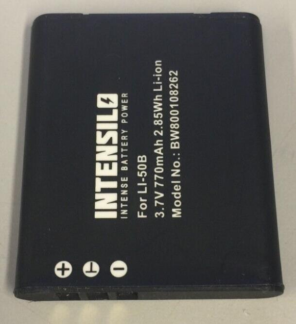 Battery for Olympus LI-50B 3,7V 770mAh / 3,4Wh Li-Ion