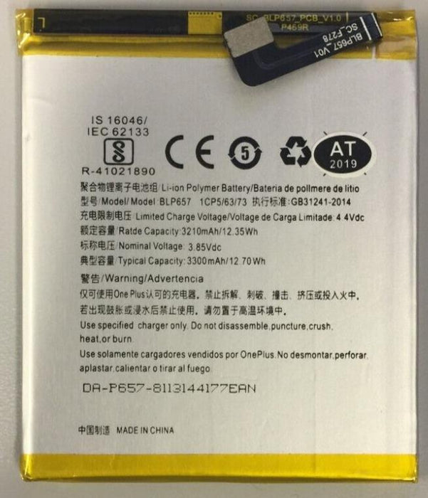 Internal Battery For OnePlus 5 & 5T Phone BLP657 3300mAh Replacement Part UK