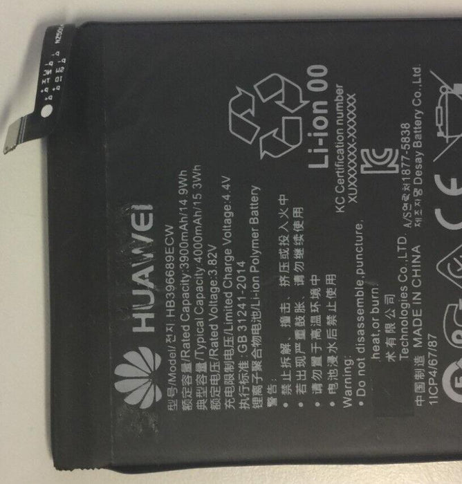 Huawei HB386589ECW 3900mAh Battery NEW
