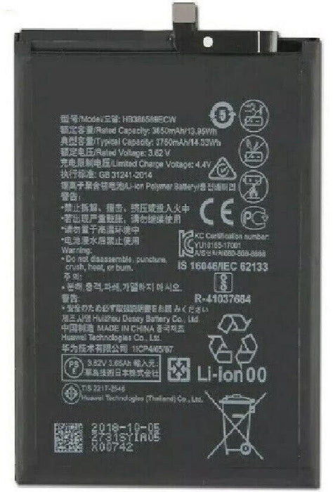 Huawei HB386590ECW Honor 8X Battery JSN-L11 JSN-L21 JSN-L22 3750 mAh
