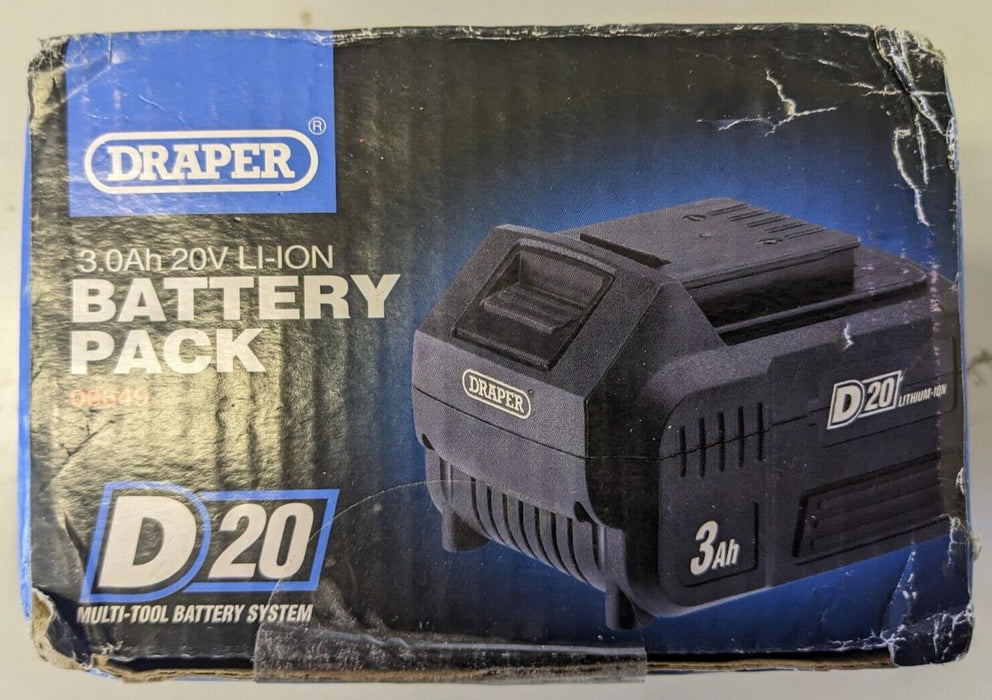 DRAPER D20 20V Li-ion Battery 3.0Ah [00649]