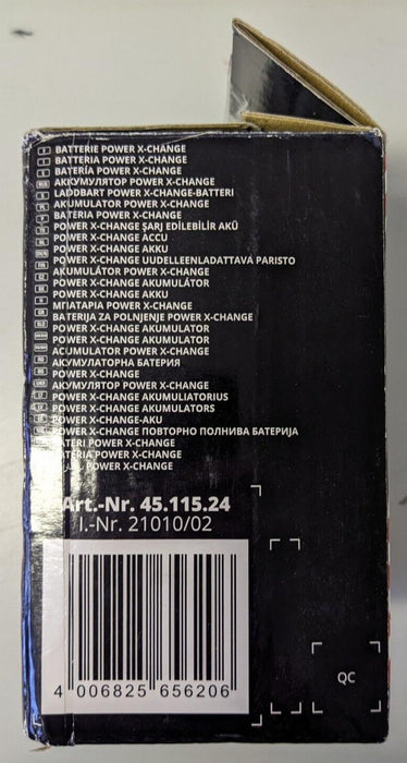 Einhell 4511524 Power X-Change Battery Twin Pack Inc 2x 2.5Ah Batteries