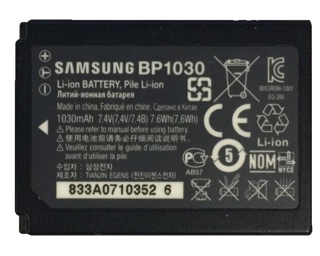 Samsung BP1030 Battery 1030mAh for Samsung NX Series NEW