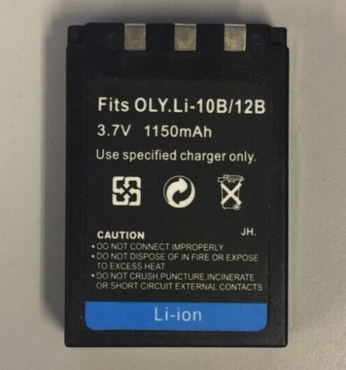 Battery For OLYMPUS LI-10B Camera Battery 1150mAh