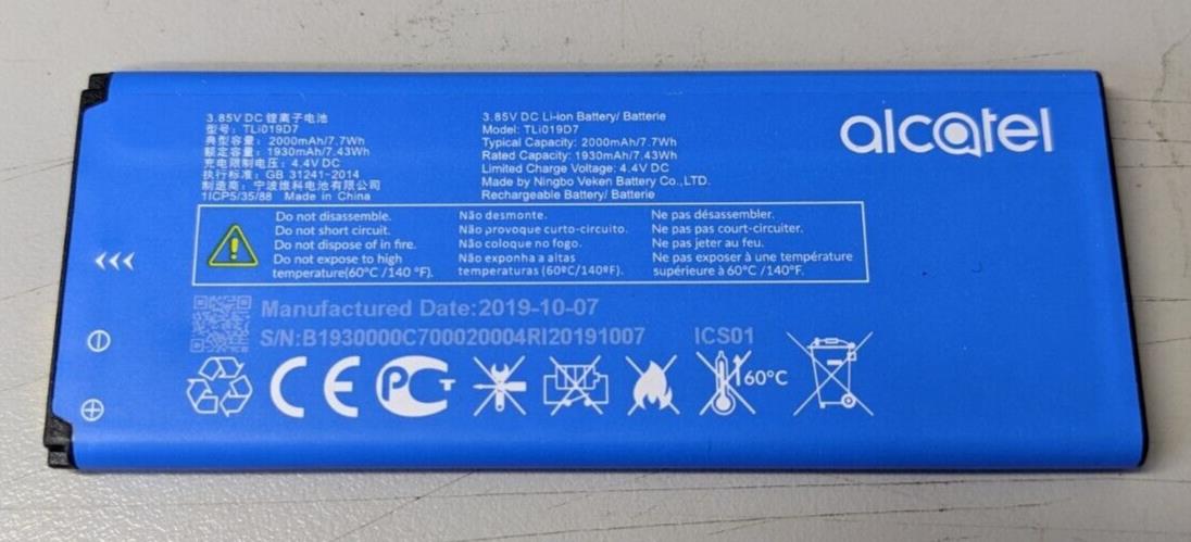Alcatel TLi019D7 2000mAh Battery for Alcatel USED