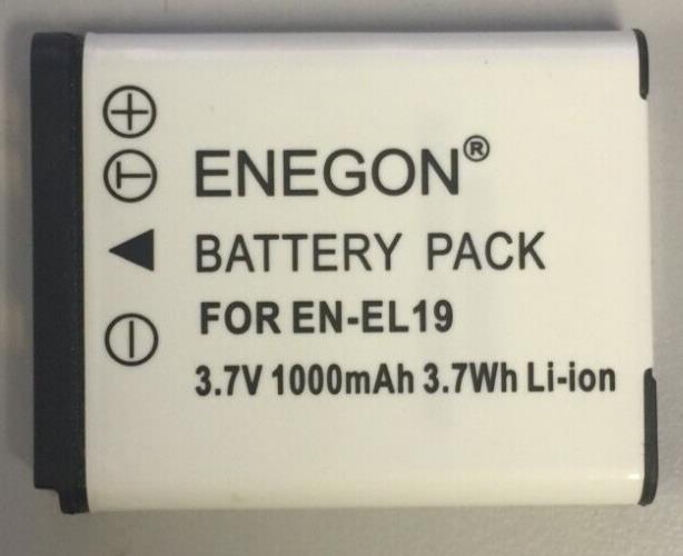 Battery for Nikon EN-EL19 Li-ion Battery 1000mAh