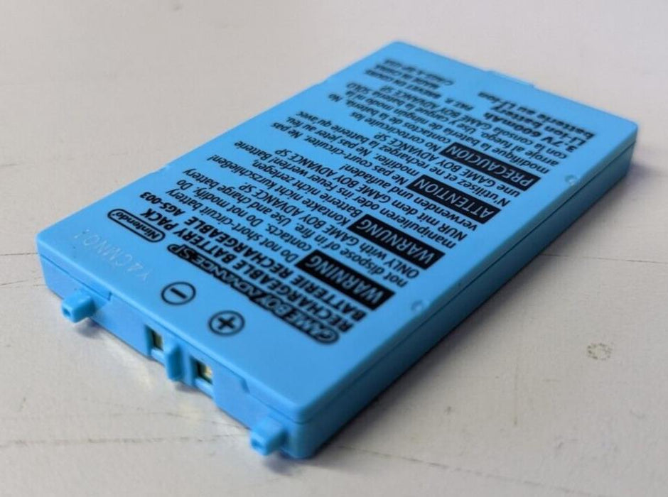 Nintendo Battery Pack 600mAh for Nintendo GBA SP Game Boy Advance NEW