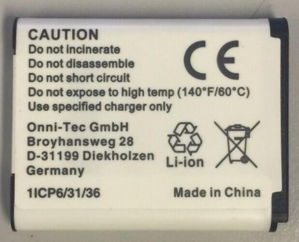 Battery for Nikon EN-EL19 Li-ion Battery 650mAh