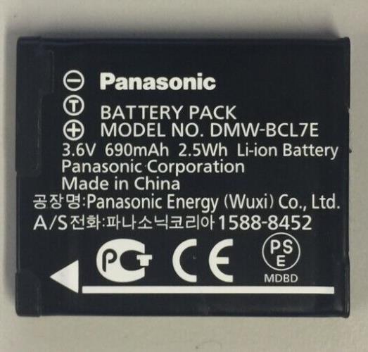 Panasonic DMW-BCL7E Digital Camera Li-ion Battery Pack Genuine