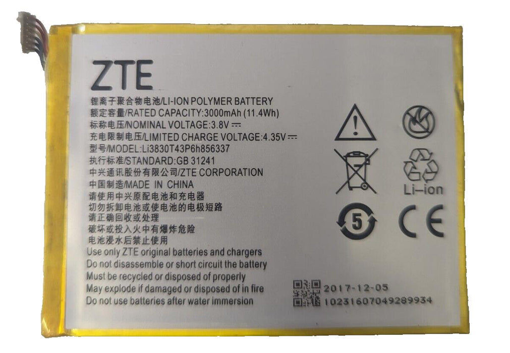 ZTE Blade S6 battery Original Li3830T43P6h856337 Genuine NEW