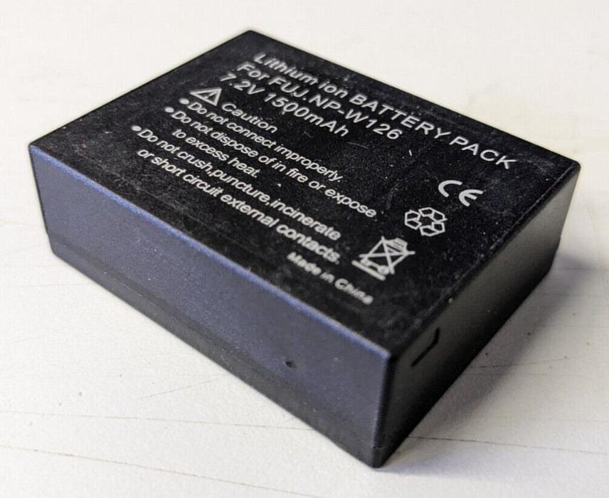 Replacement NP-W126 Battery 1500mAh for Fuji NEW