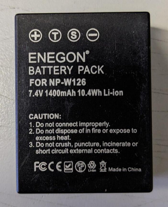 Replacement NP-W126 Battery 1400mAh for Fuji NEW