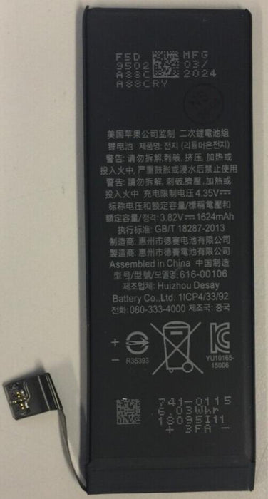 iPhone SE BATTERY 616-00106 616-00107 1715mAh