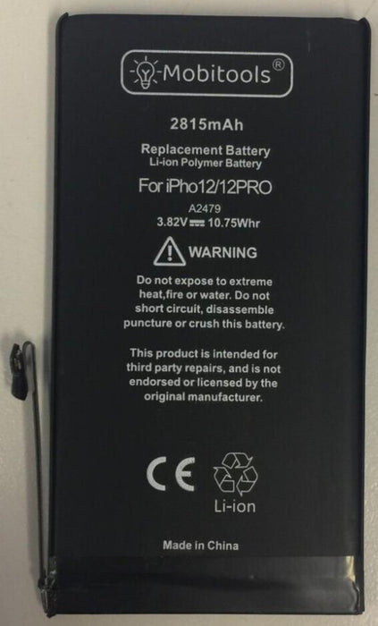 Battery For Apple iPhone 12 12 Pro CE 2815mAh Replacement