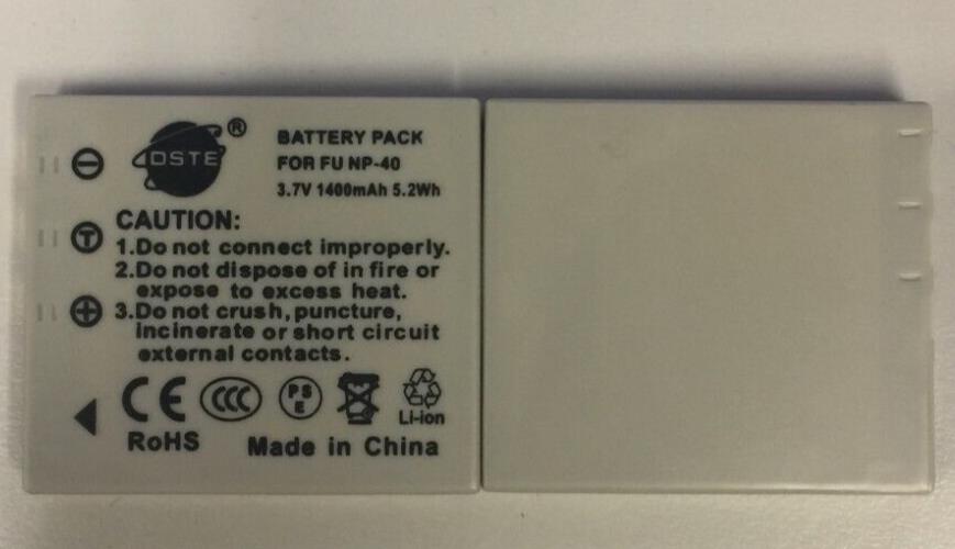 Replacement Battery for Fujifilm NP-40 1400mAh