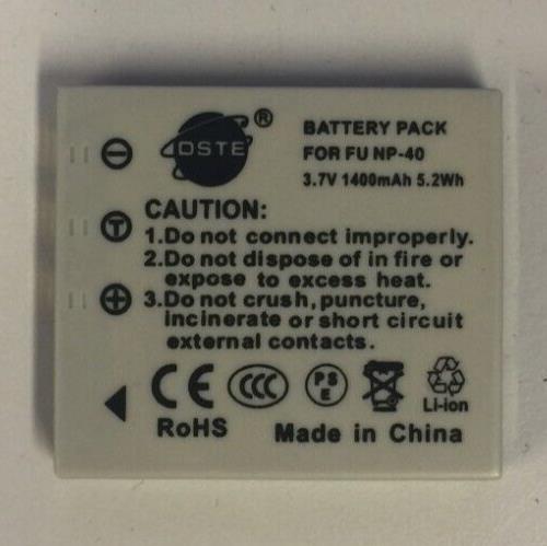 Replacement Battery for Fujifilm NP-40 1400mAh