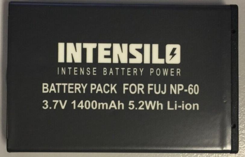 Battery Replacement for Fujifilm NP-60 Battery 1400mAh