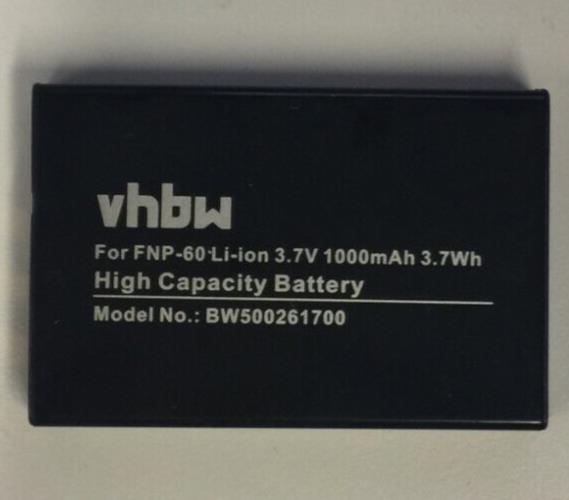 Battery Replacement for Fujifilm NP-60 Battery 1000mAh