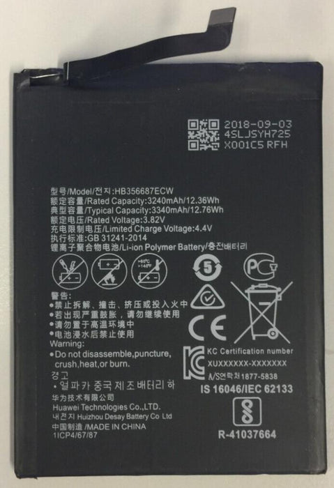 Battery Replacement Huawei HB356687ECW Battery NEW