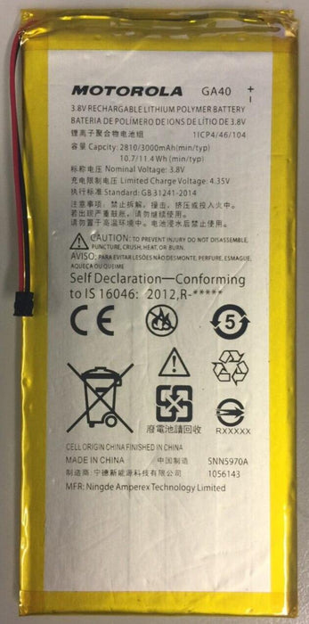Genuine Motorola GA40 Battery 3000mAh NEW