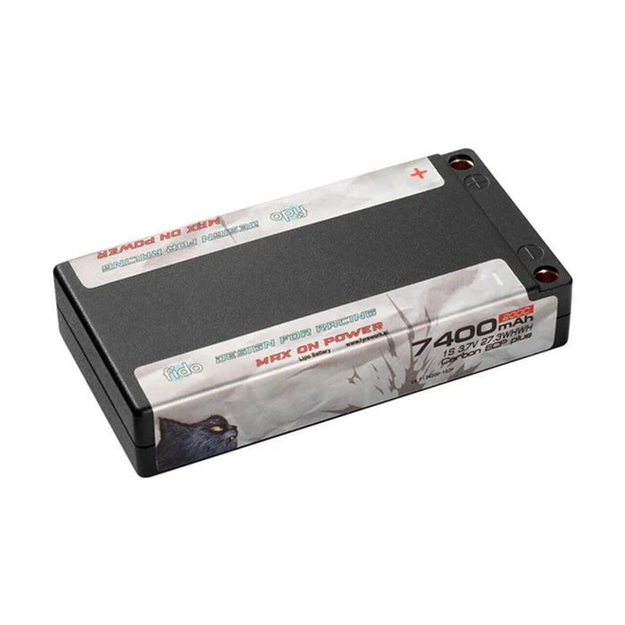 Fido LipoMaxx RC Racing Battery 7400mah 3.7V 1S 1/12