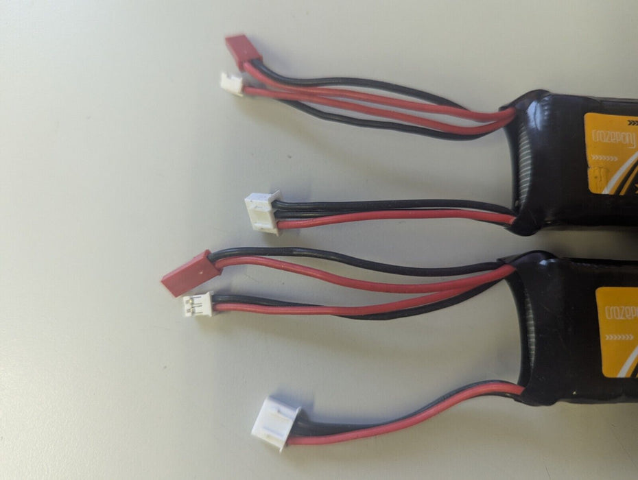 Crazepony 7.4V 1000mAh Lipo Battery 2S 35C x2