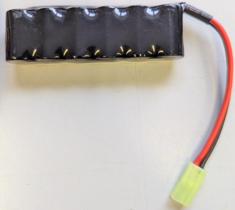 Voltz VZ0053 1700mAh 7.2v NiMH Straight Pack Battery 6 Cell With Mini Tamiya Con