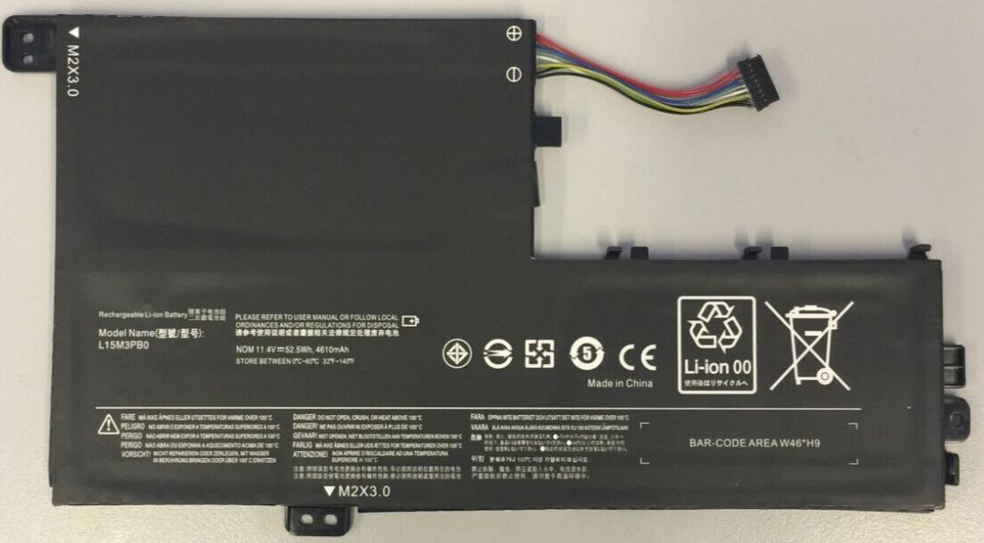 L15M3PB0 battery for Lenovo IdeaPad 330S-14AST 330S-14IKB 52.5Wh L15M2PB1
