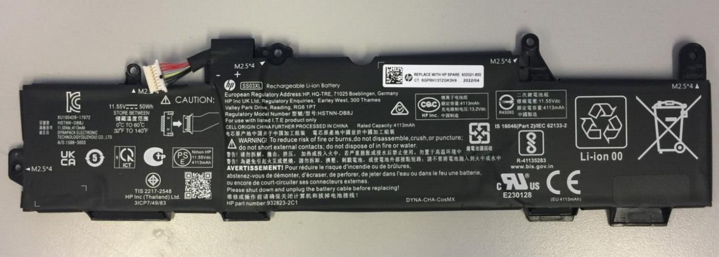 Replacement HP HSTNN-DB8J Battery 933321-855 932823-421
