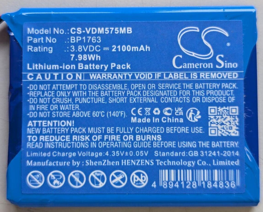 Cameron Sino CS-VDM575MB Battery 2100mAh