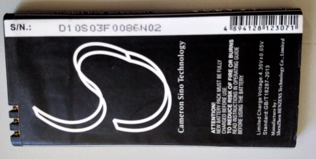 CS-NK550SL Used Battery 1900mAh for Lumia 550
