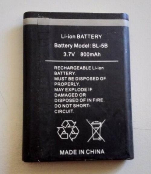 BL-5B NEW Replacement Battery For NOKIA 5500 Sport 5200 5300 5320 N80 6124