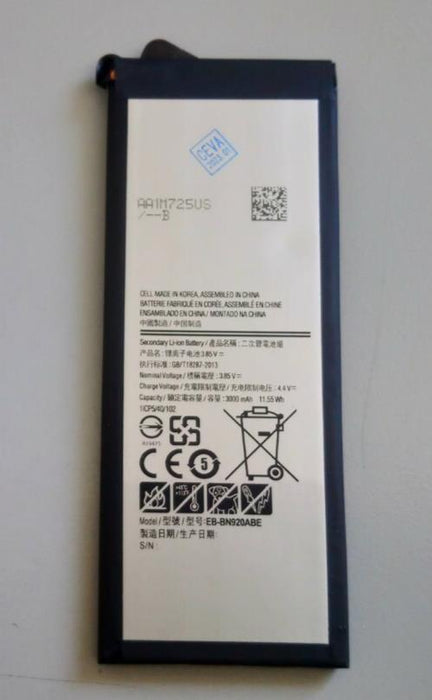 New For Samsung Galaxy Note 5 Replacement Battery EB-BN920ABE 3000mAh