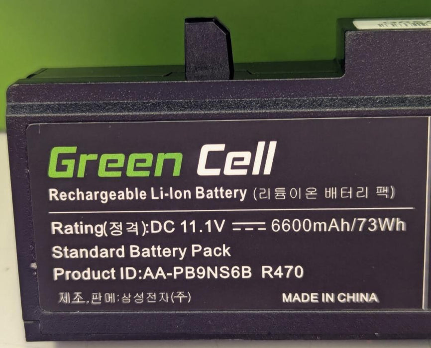 Green Cell SA02 notebook spare part Battery 6600mah