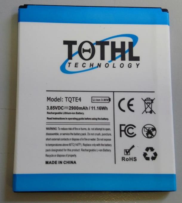 Replacement Moto E4 TOTHL Replacement Battery TQTE4 2900mAh