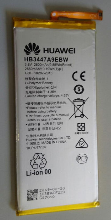 New Huawei HB3447A9EBW Replacement Battery for Huawei Ascend P8/ P8
